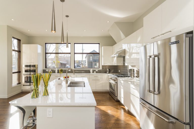 An updated Kitchen after a customer In Minneapolis went through a interior residential demolition project